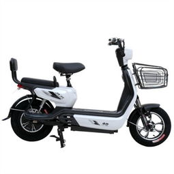 小刀酷車48v 新款滑板助力車t60 高性能 珍珠白 14寸電動車產品圖片1