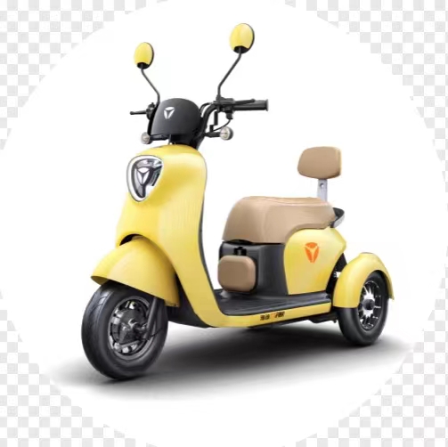 雅迪冠能A7電動車休閑三輪車接送孩子代步車新國標可上牌超長續航