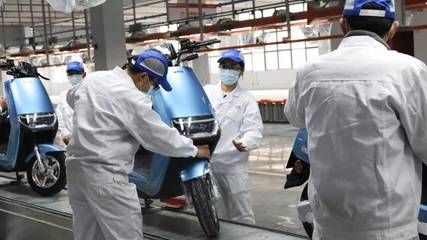 趁勝勢·創盛世 新大洲全生態智慧工廠正式投產，開啟電動車智造新篇章